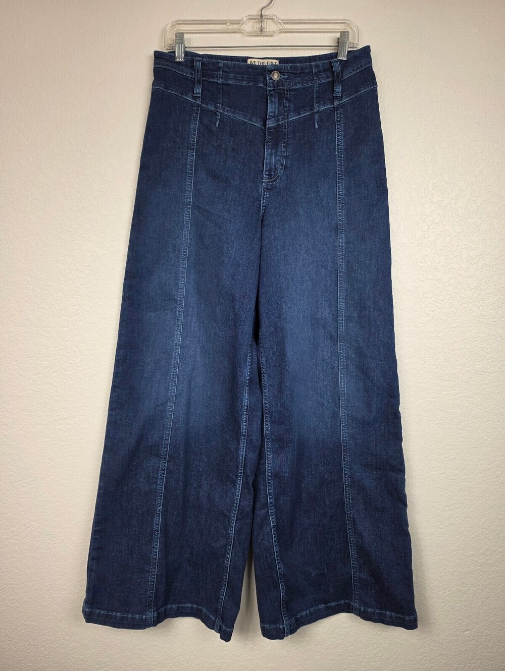 We The Free People Wide Leg Denim Jeans Size 31